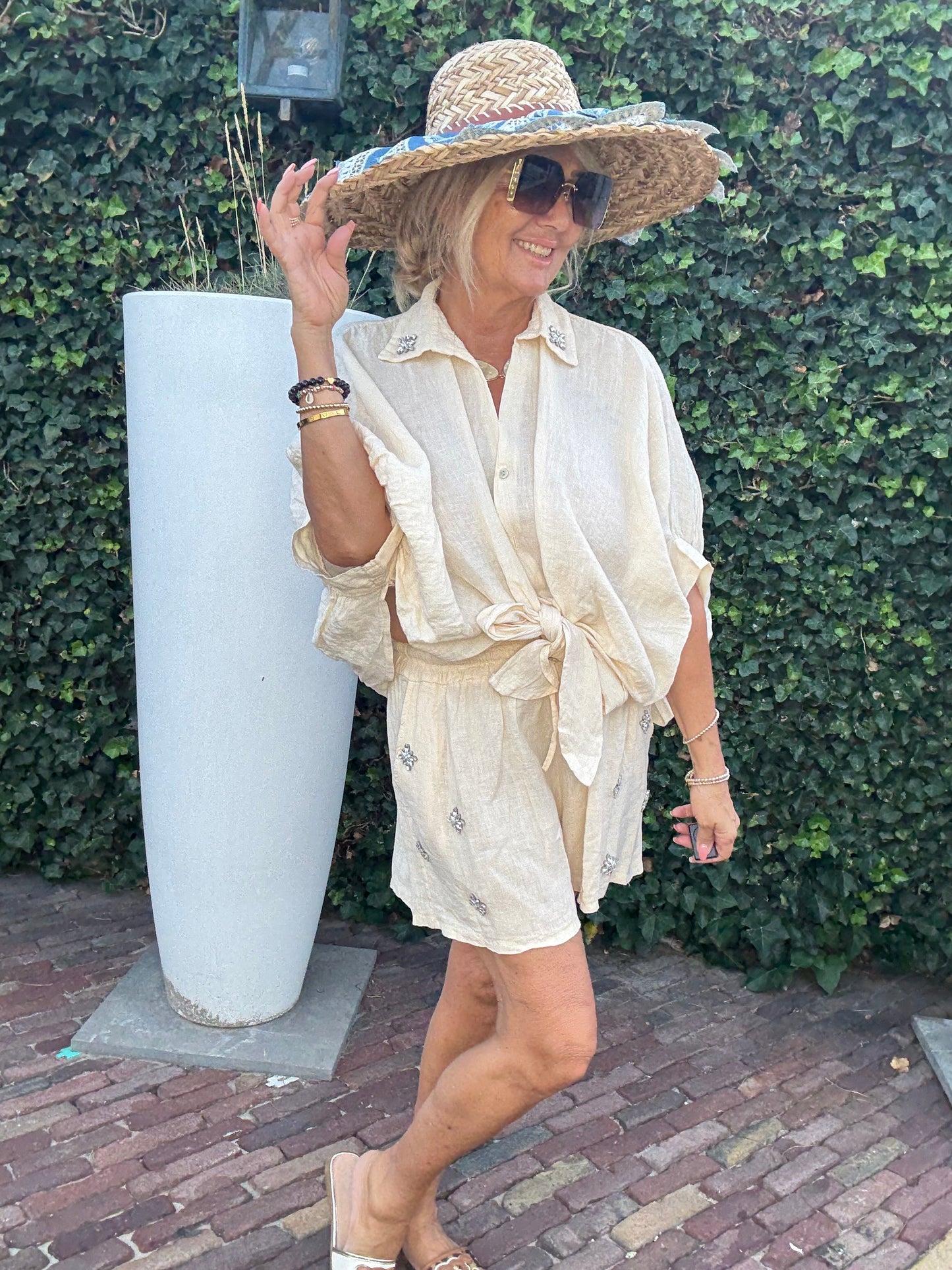 Linnen Set Beige ✨