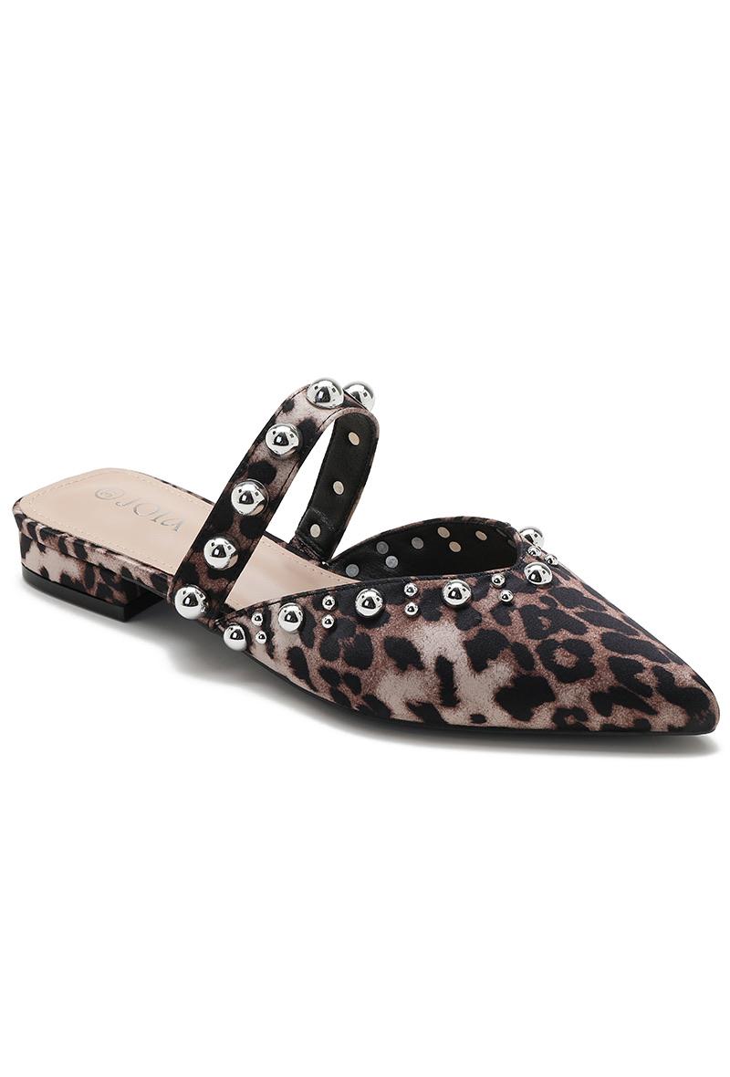Slingback leopard 🐆 med nitter