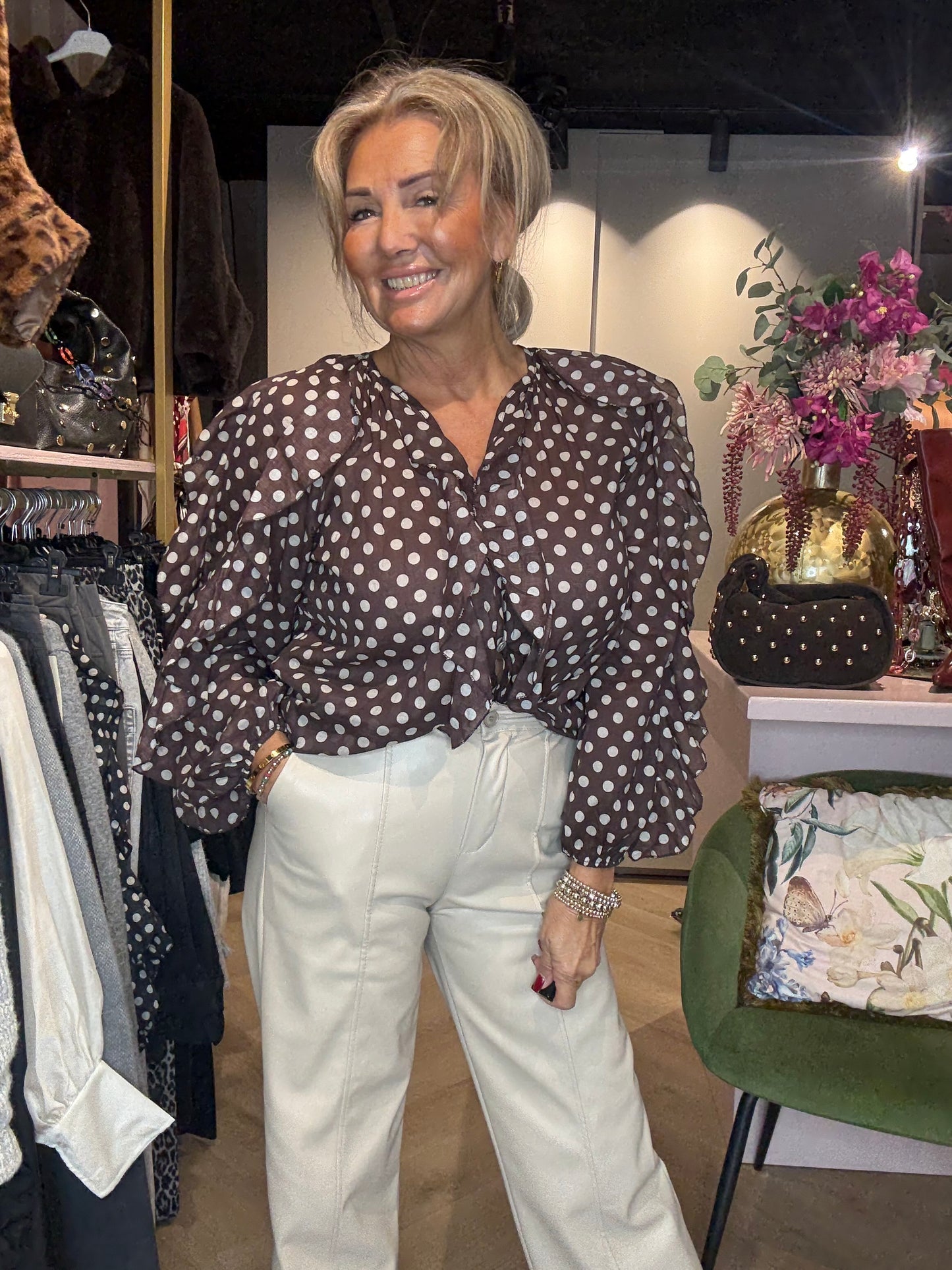 Polkadot Bruin Roes