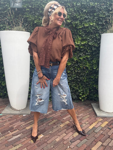 Blouse pofmouw Marley