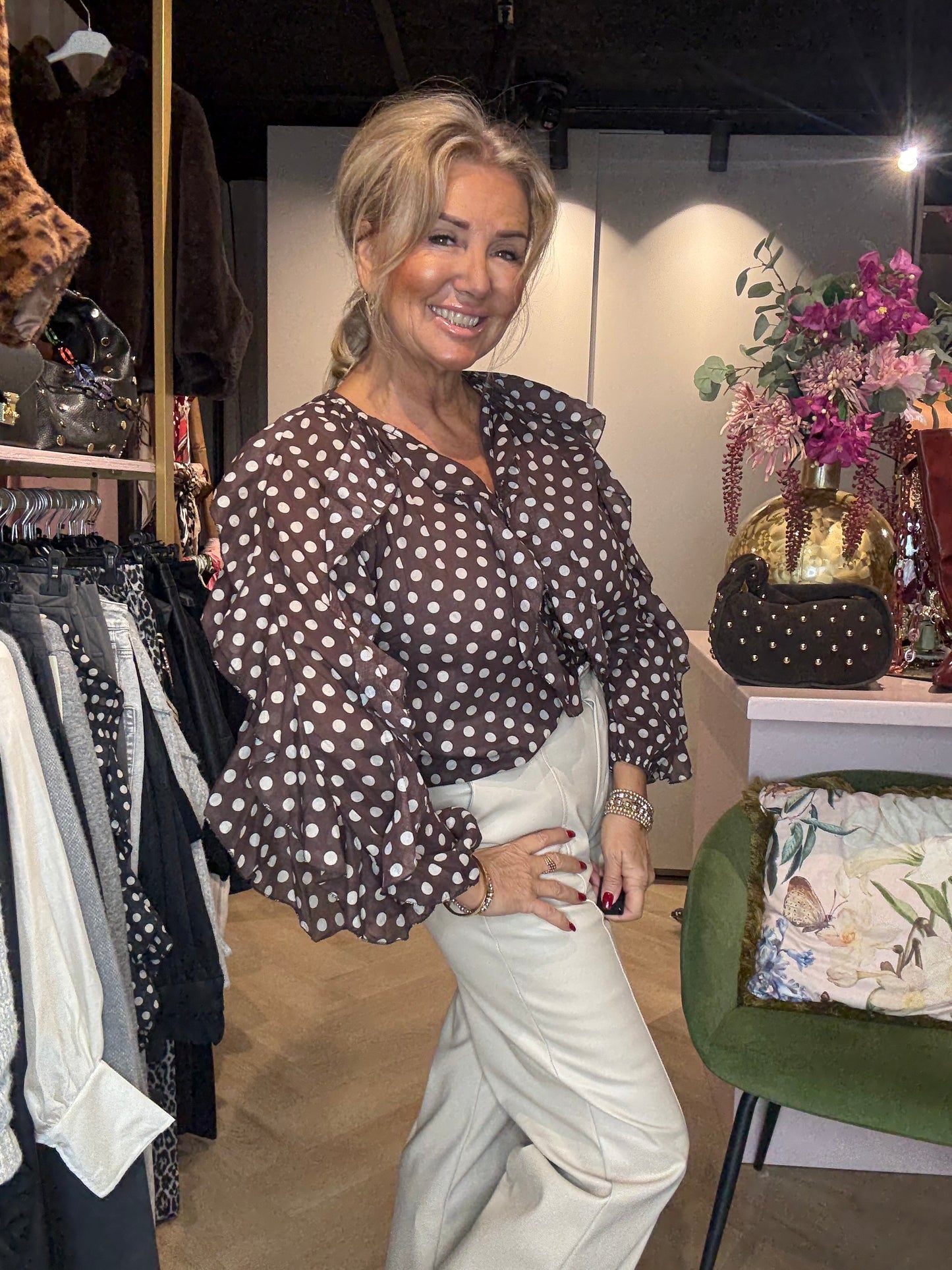 Polkadot Bruin Roes