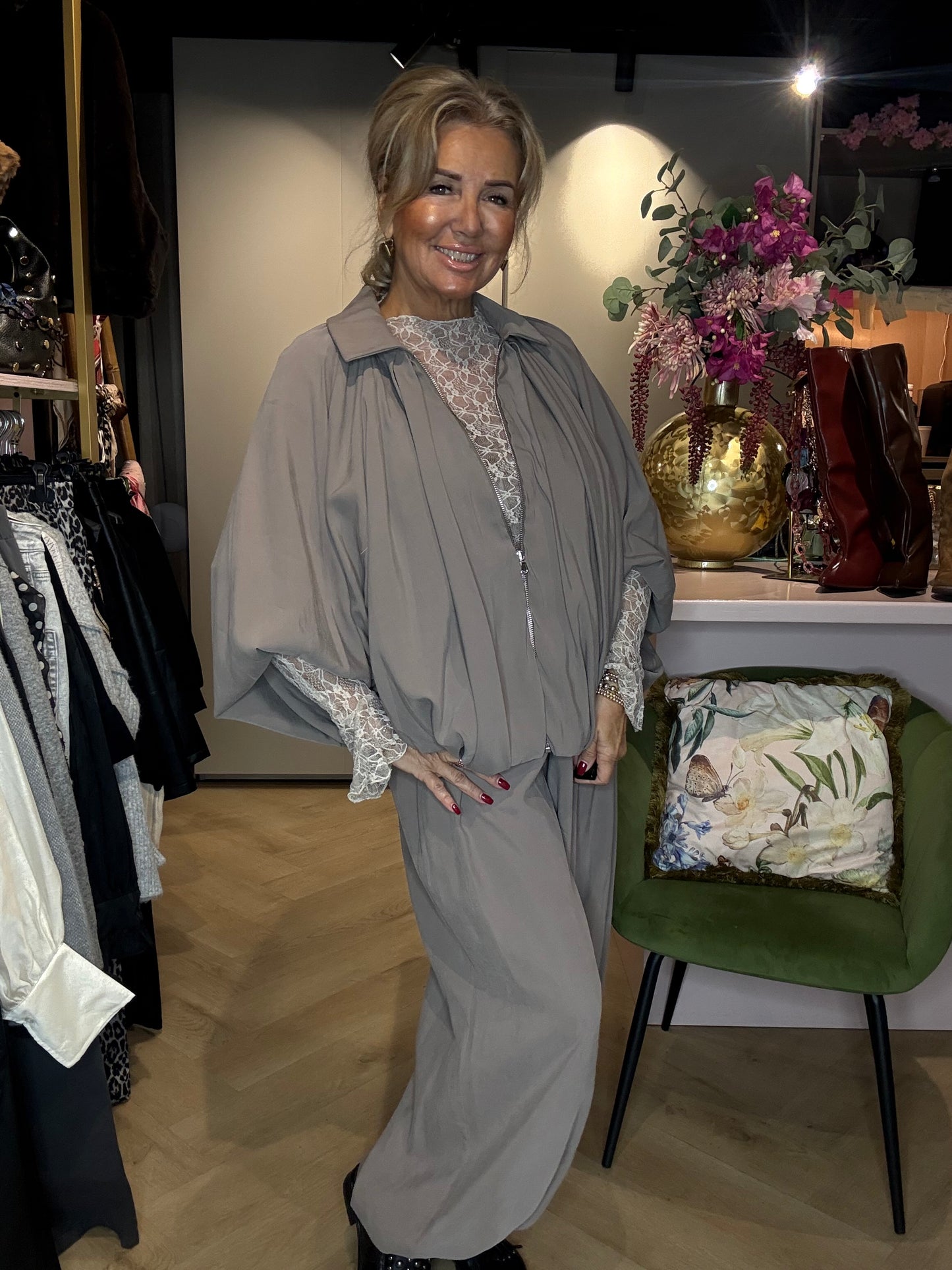 Ballon Bomber Mooi Taupe