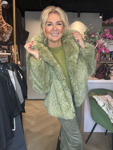 Jasje Fake Furr Matcha Green