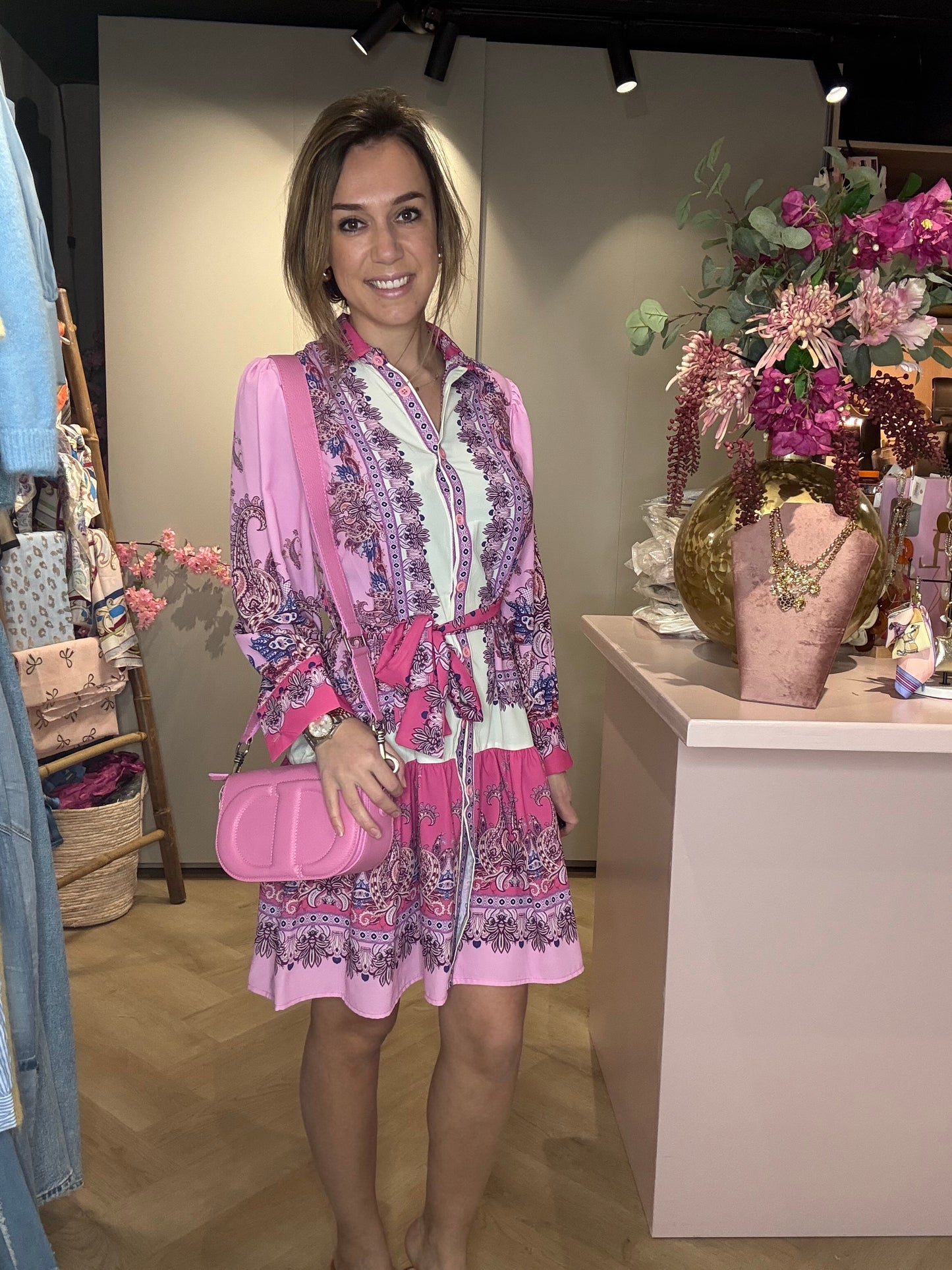 Jurk Paisley Dream Pink
