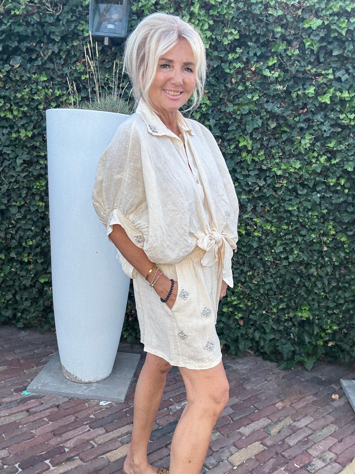 Linnen Set Beige ✨