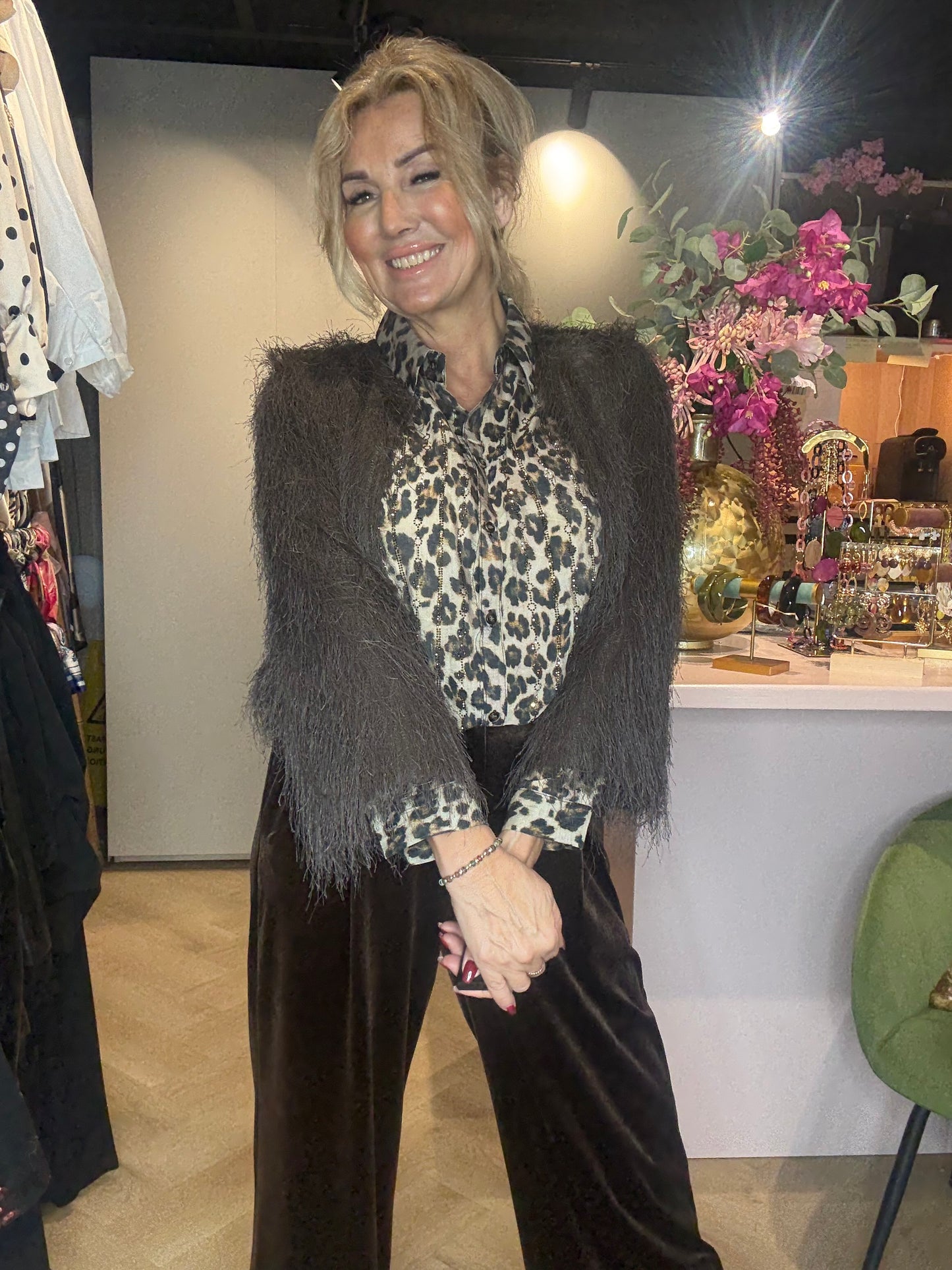 Velvet Straight Broek