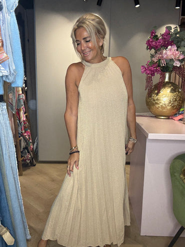 Dress Halter Gold
