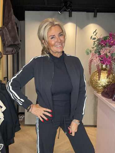 Mi Piace Bomber Jack Black Stripe MP202670