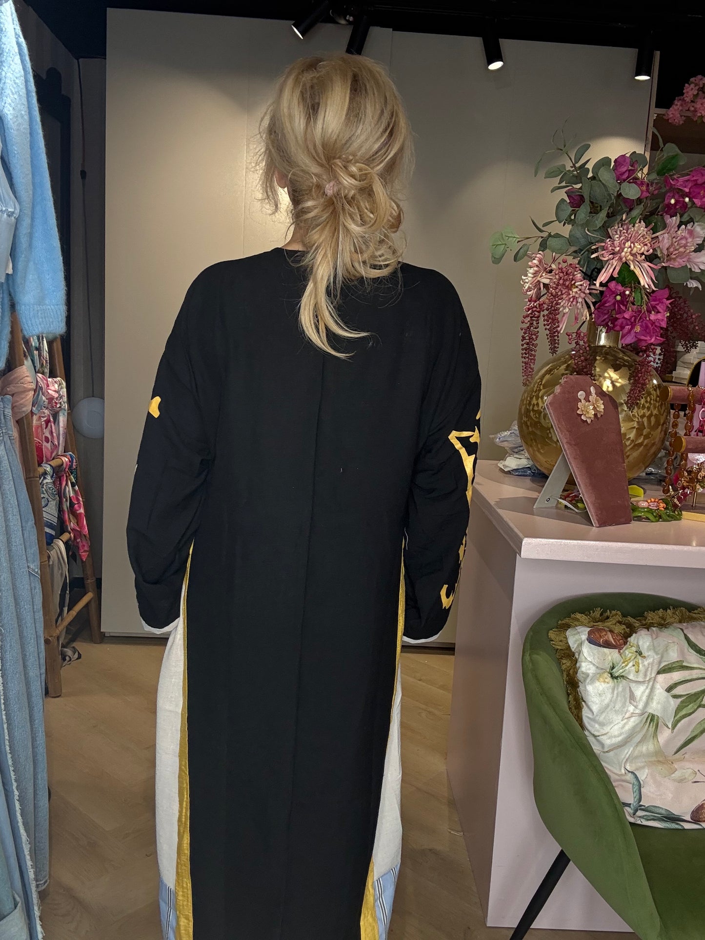Jurk Bohemian Sun Kafta Zwart