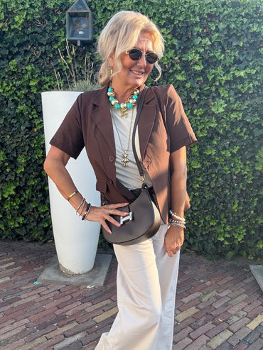 Colbert Mouwloos Bruin