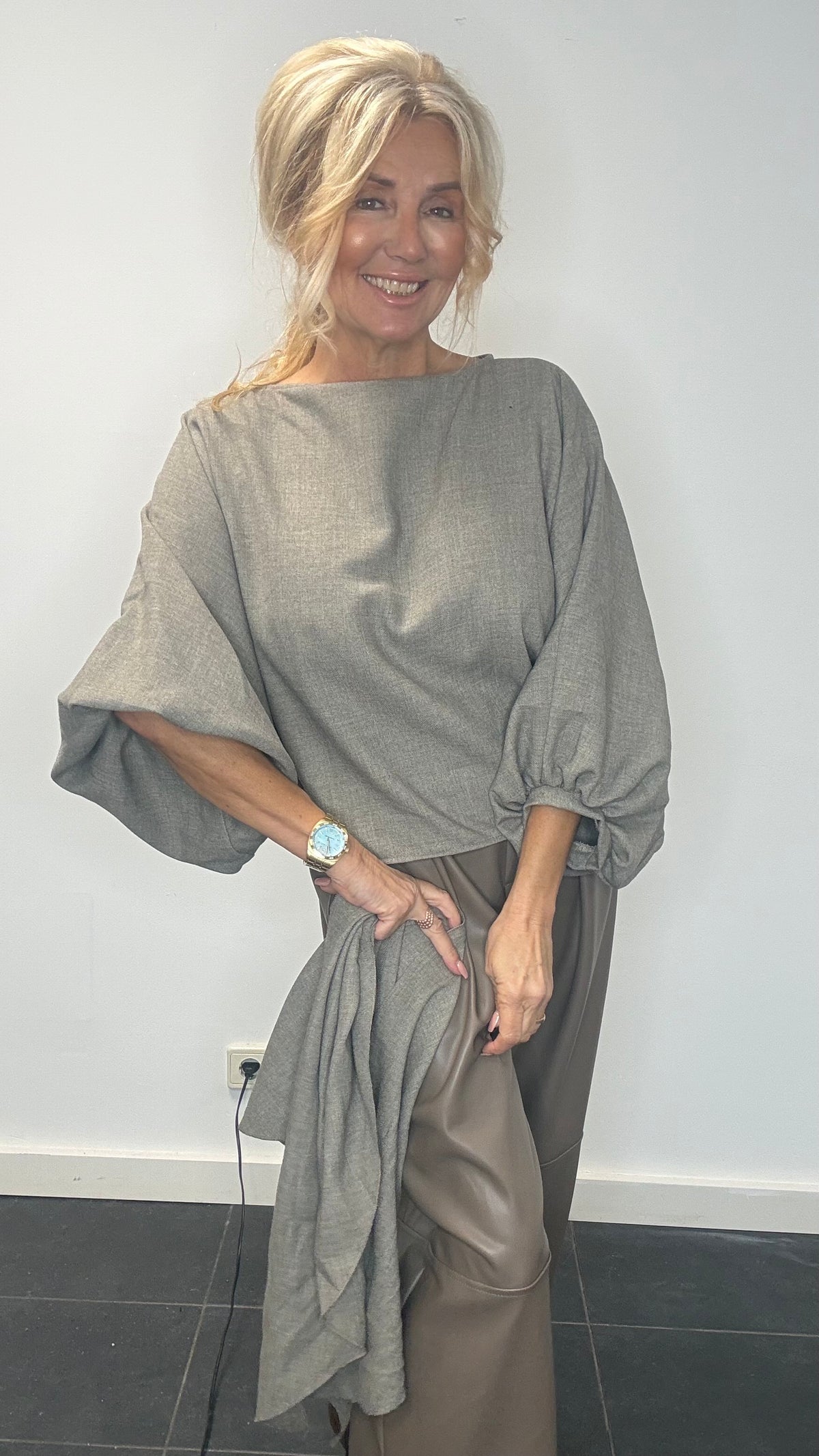 Blusa chal topo