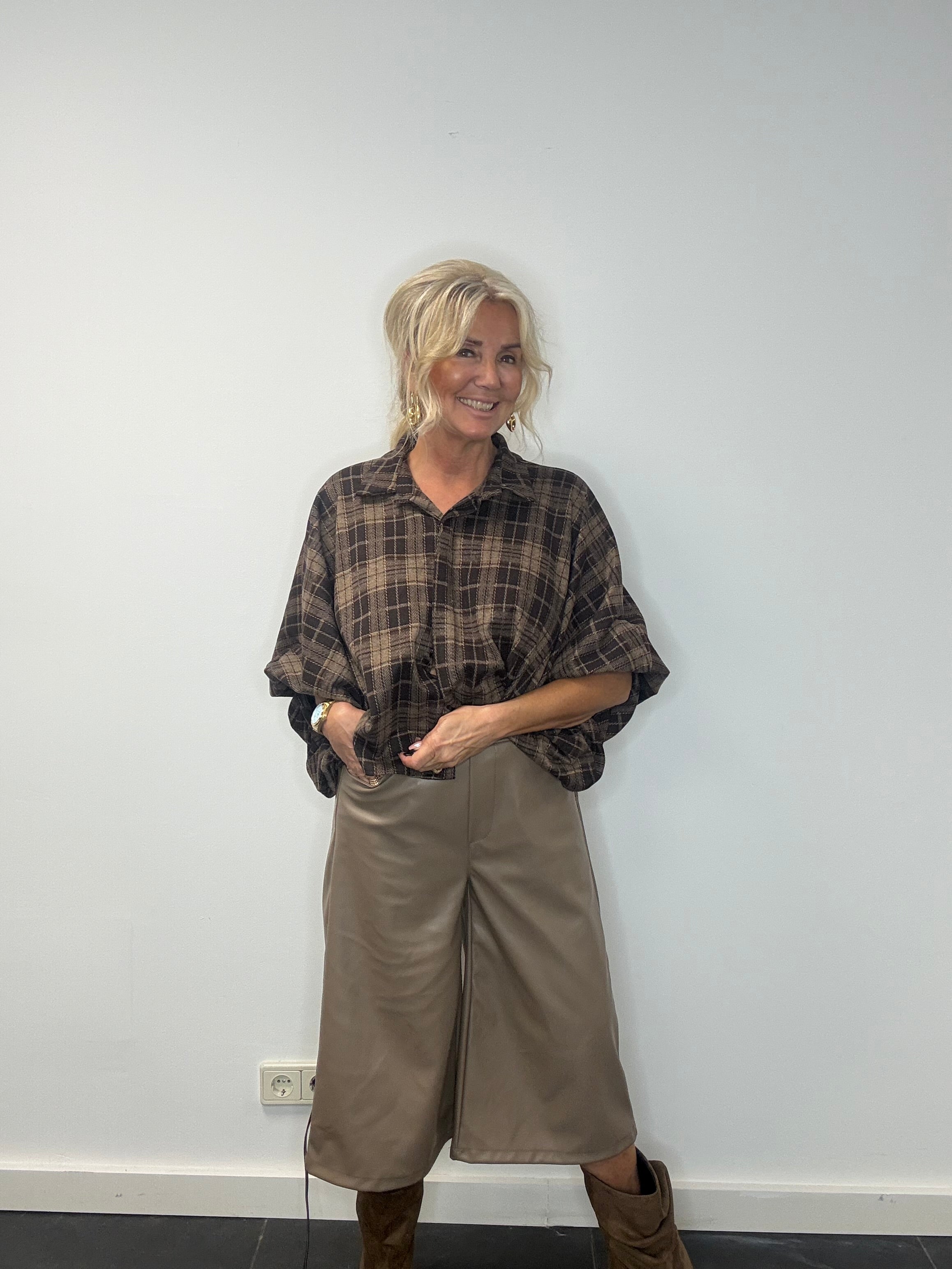 Bermuda culotte Puh Taupe