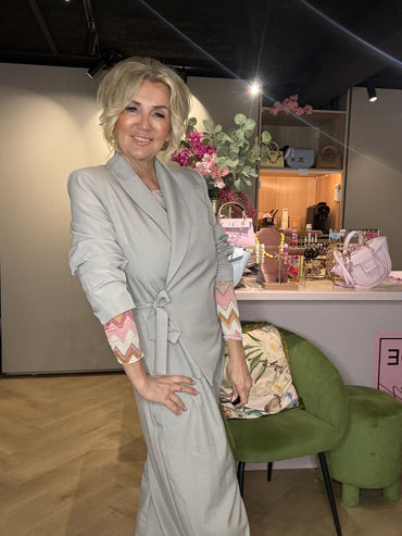 Colbert Plooi Taupe Overslag model