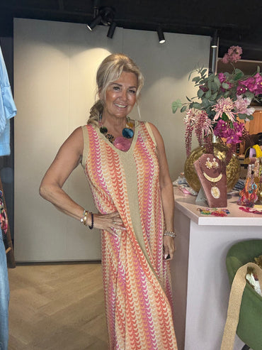 Jurk Luna Dress Oranje