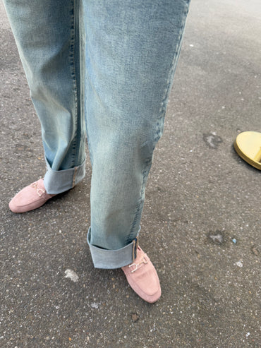 Jeans Cuff Sand Washed