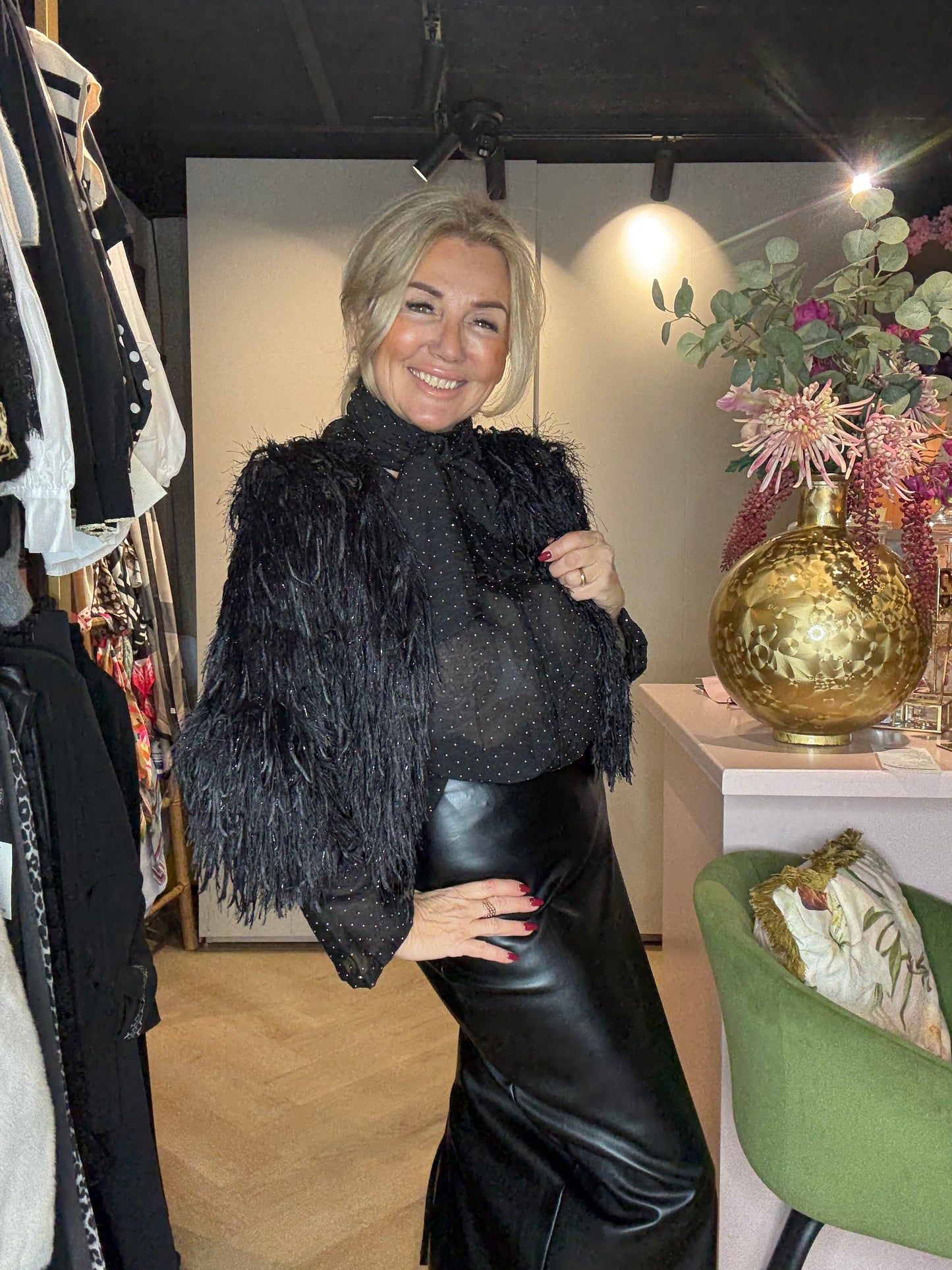 Vestje Fringle Zwart