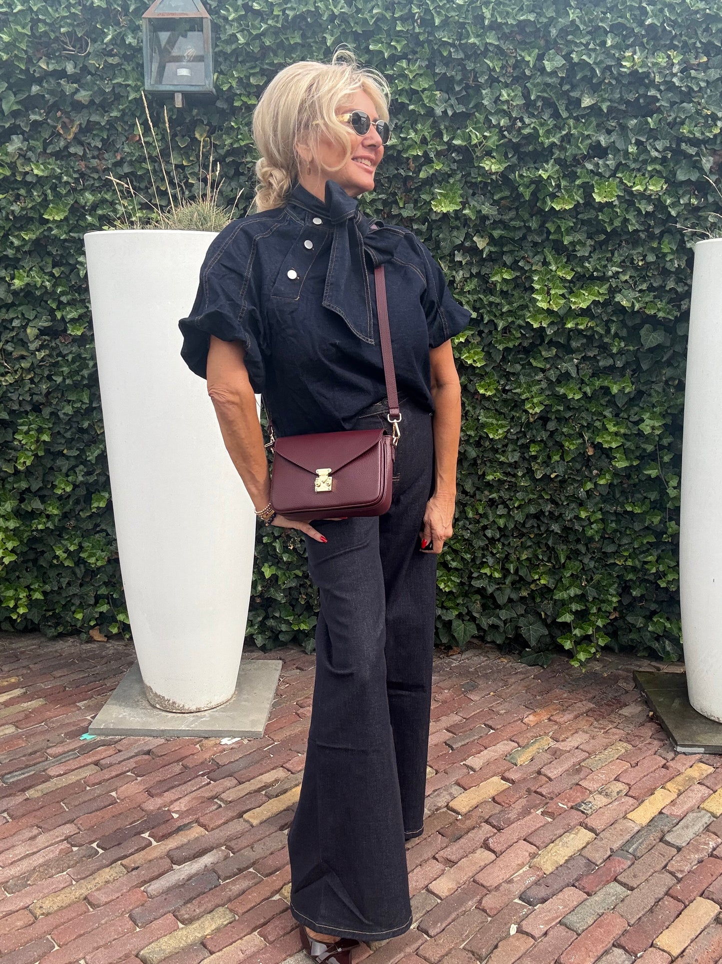 Brut Denim Strikblouse