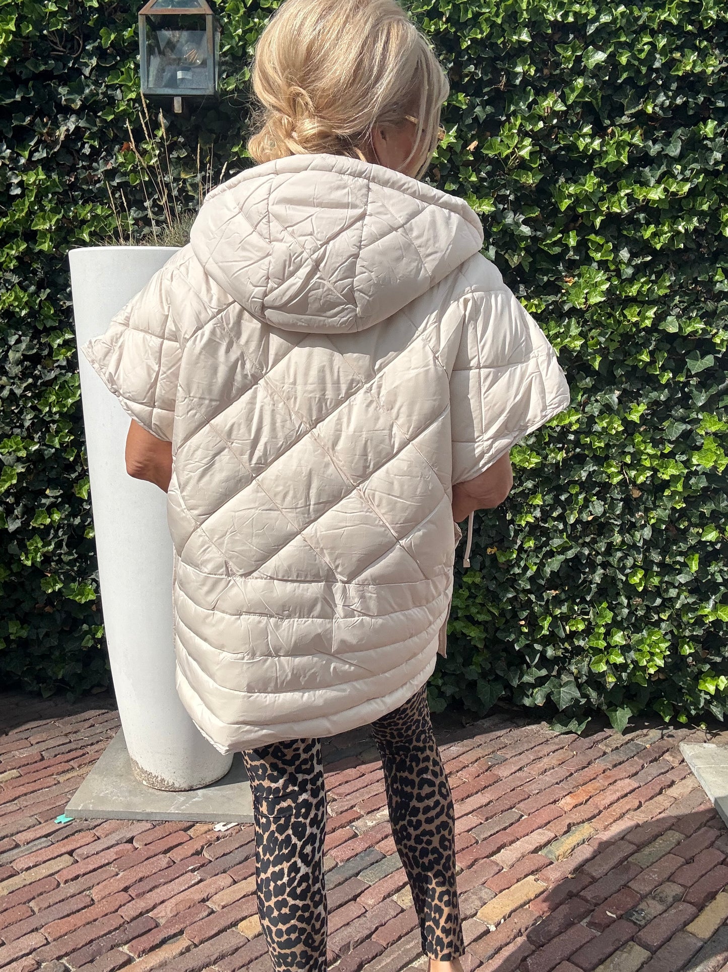 Puffy Bodywarmer Beige