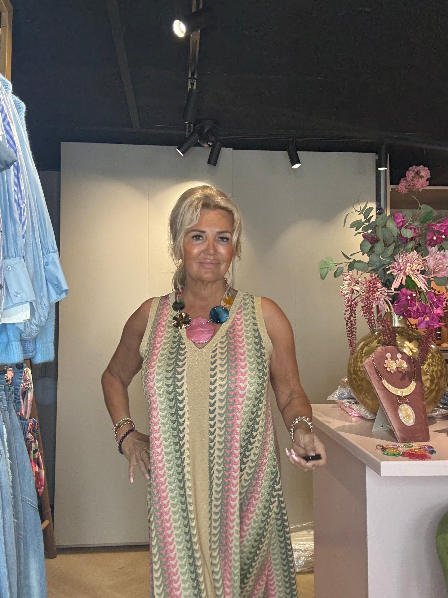 Jurk Luna Dress Linde Groen