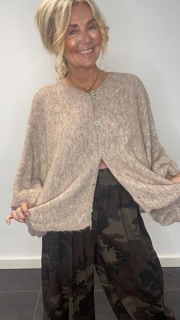 Chaleco reversible camel