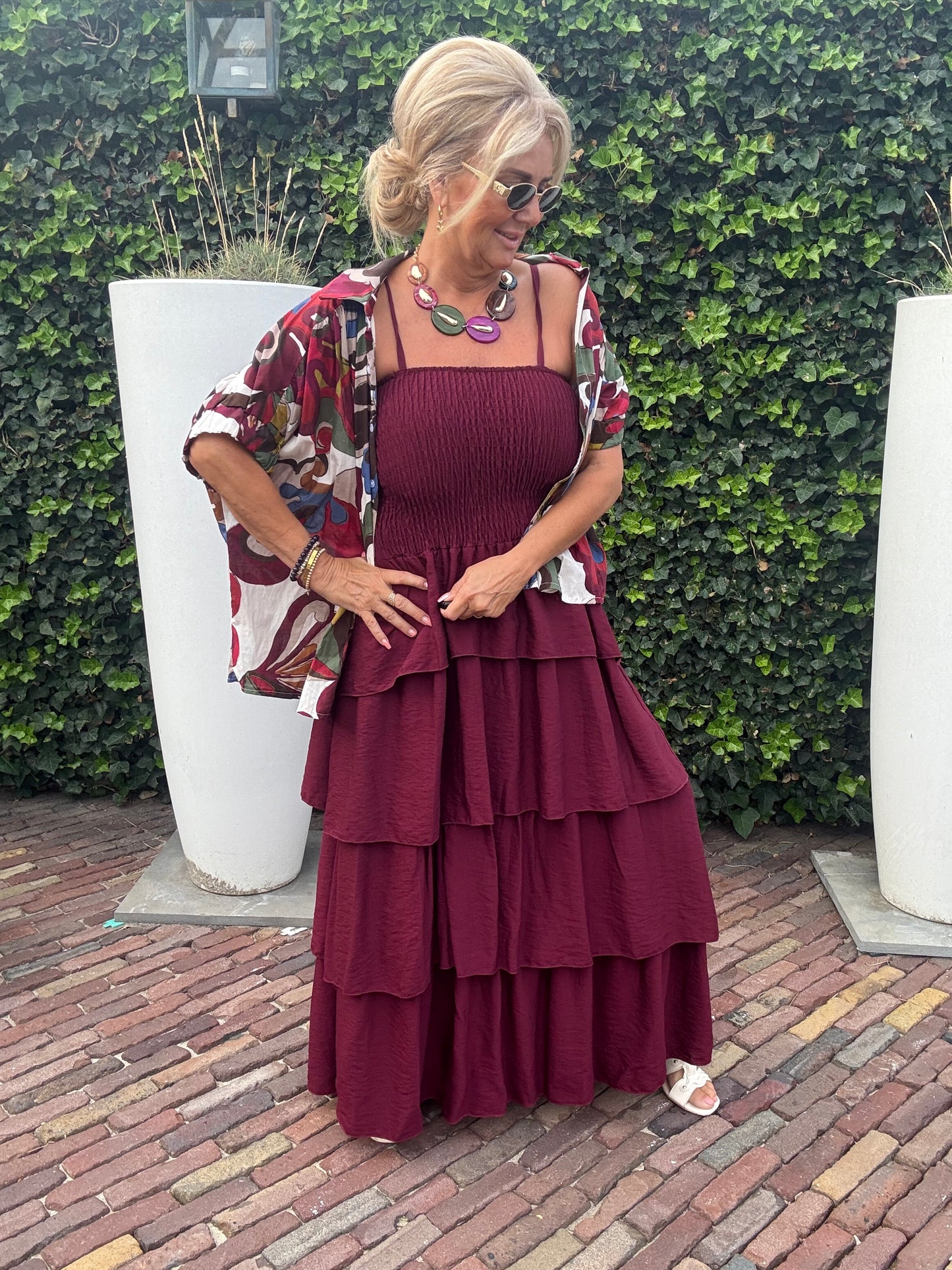 Dress Bella Rosso💃Bordeaux💃