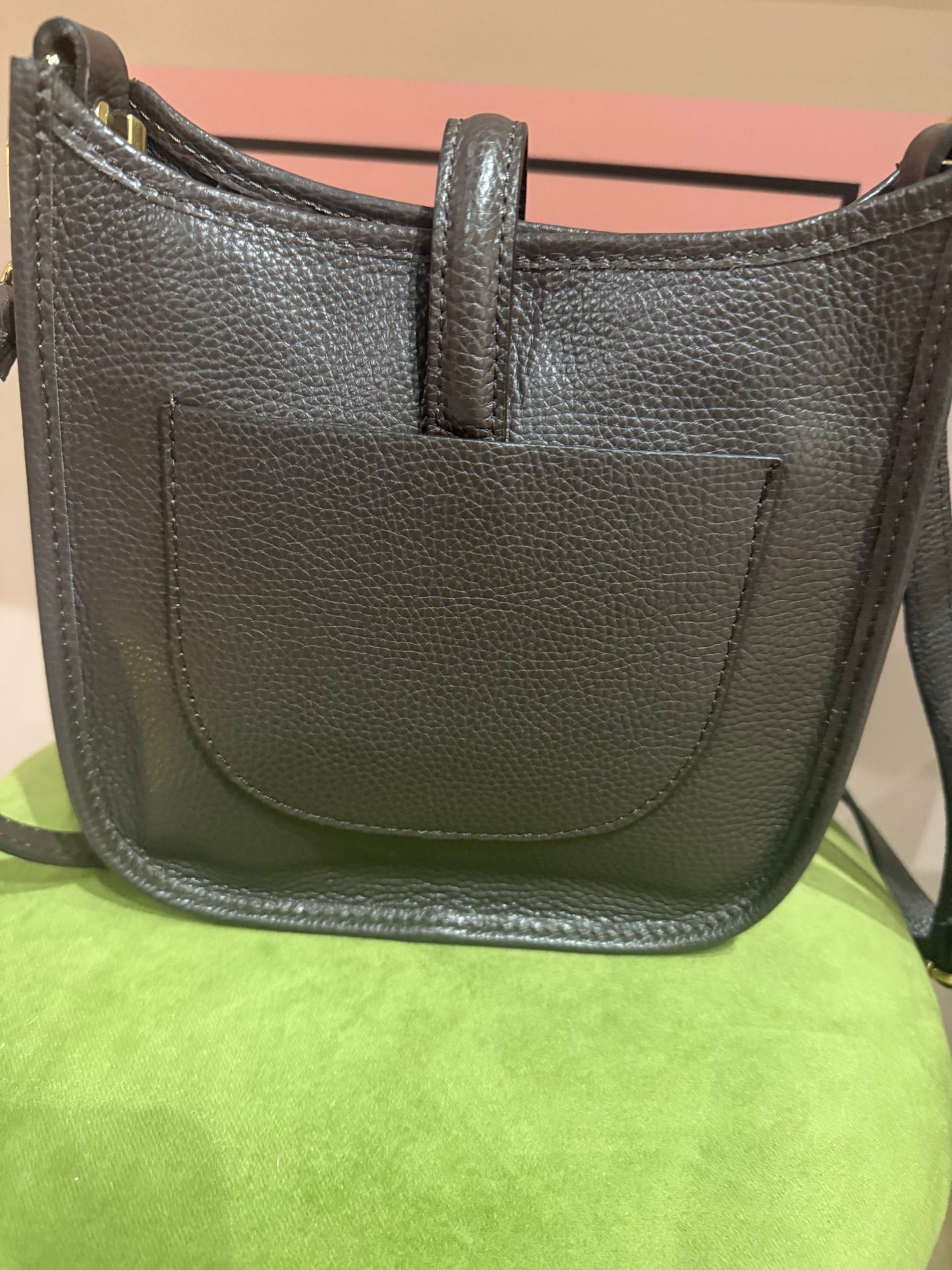 Tas Donkerbruin Leer H