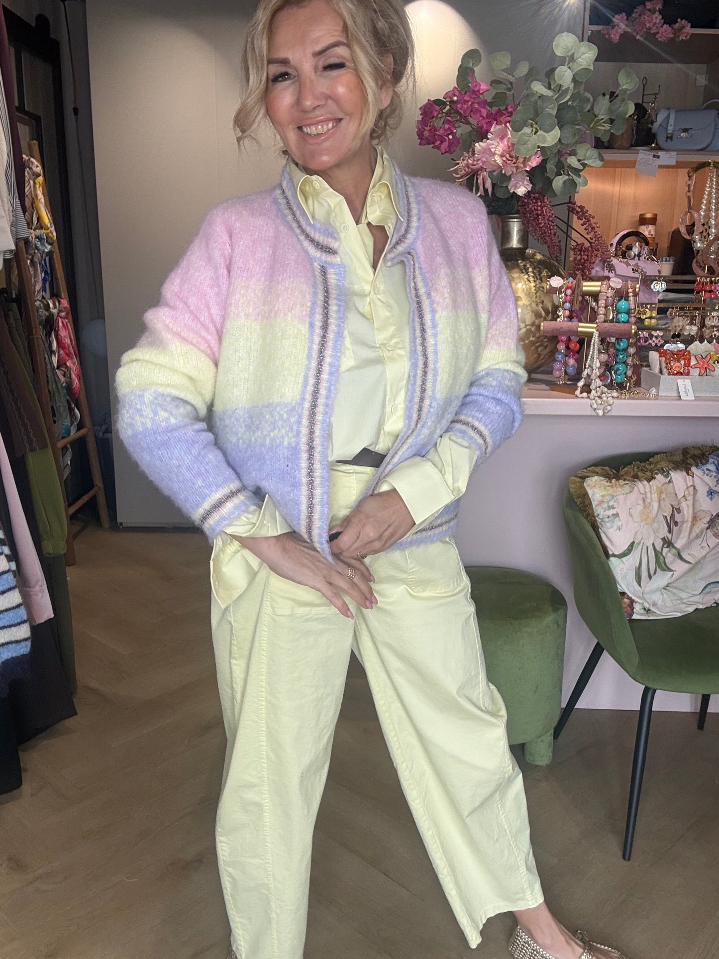 Vest Pastel Lilly Smørgul