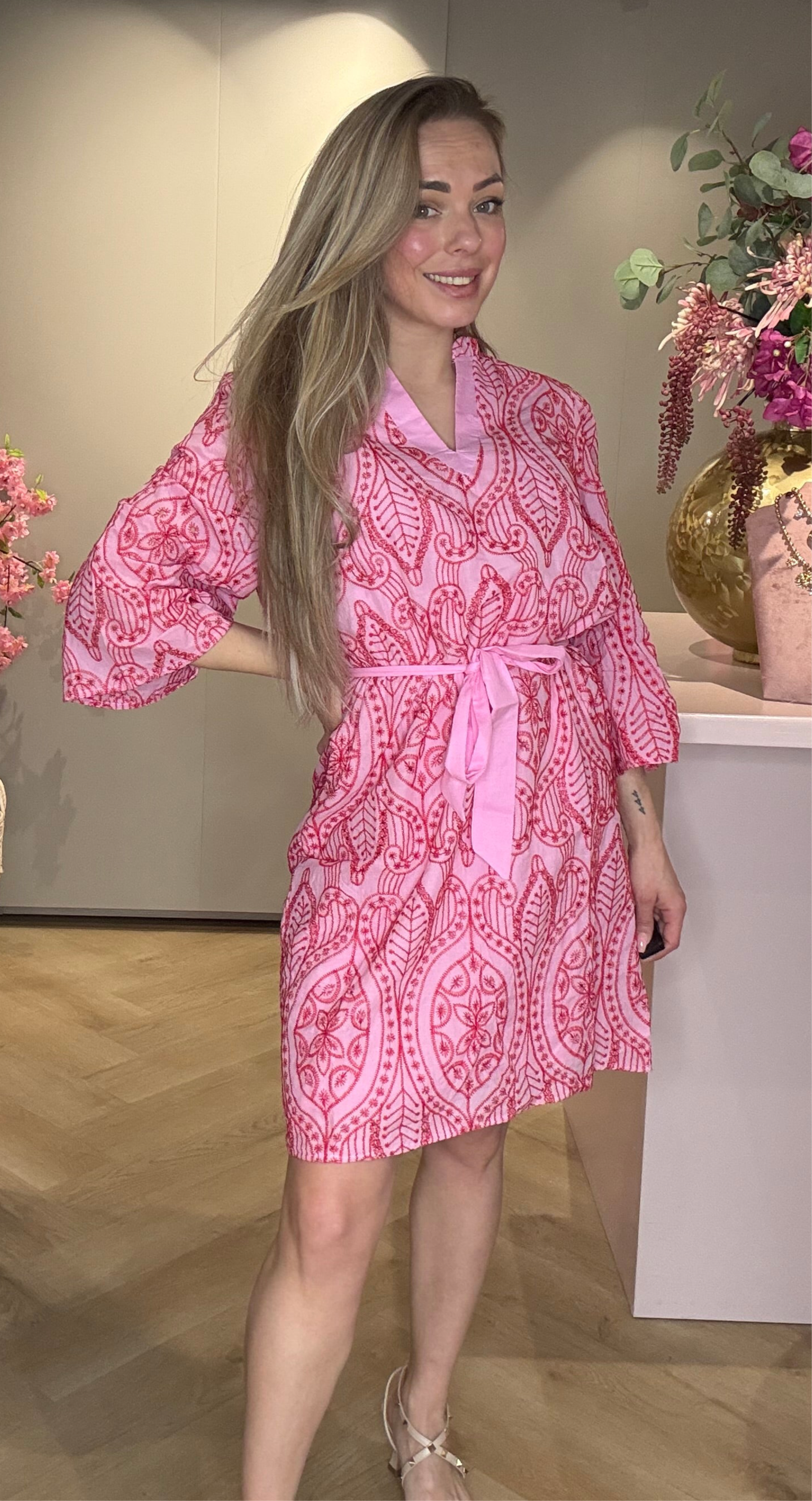 Jurk Paris Roze