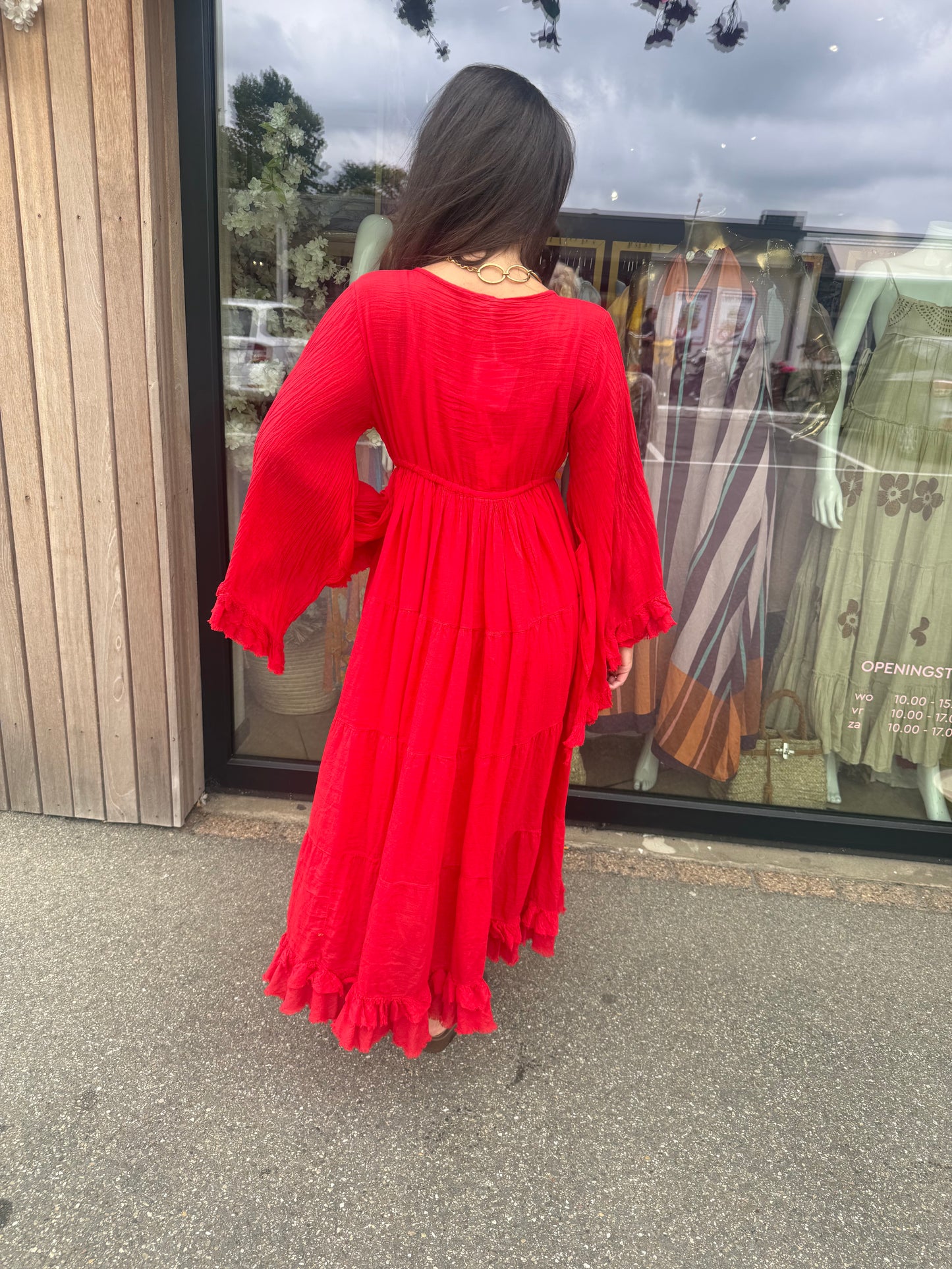 Kimono Red Coral