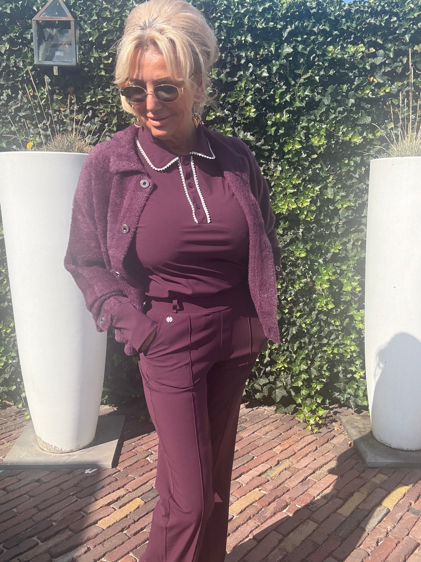 Triple Nine Jacket Fluffy TR9002 Deep Purple