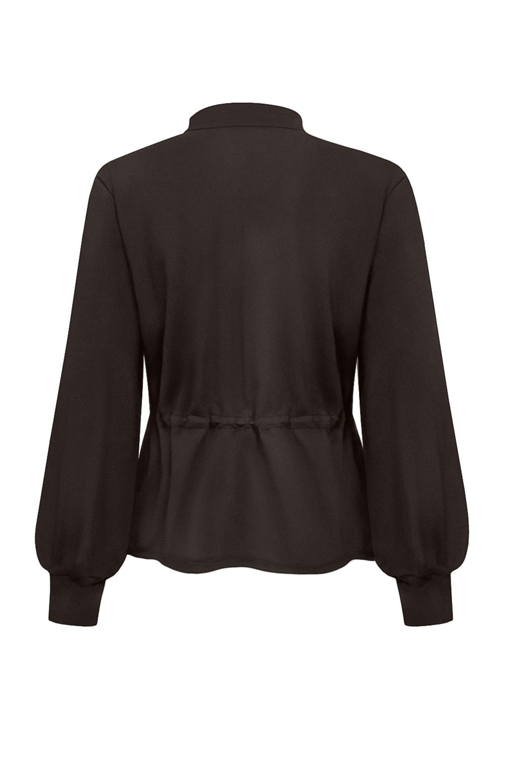 Triple Nine Jacket with Gold zip and string JA92405 Donker Bruin