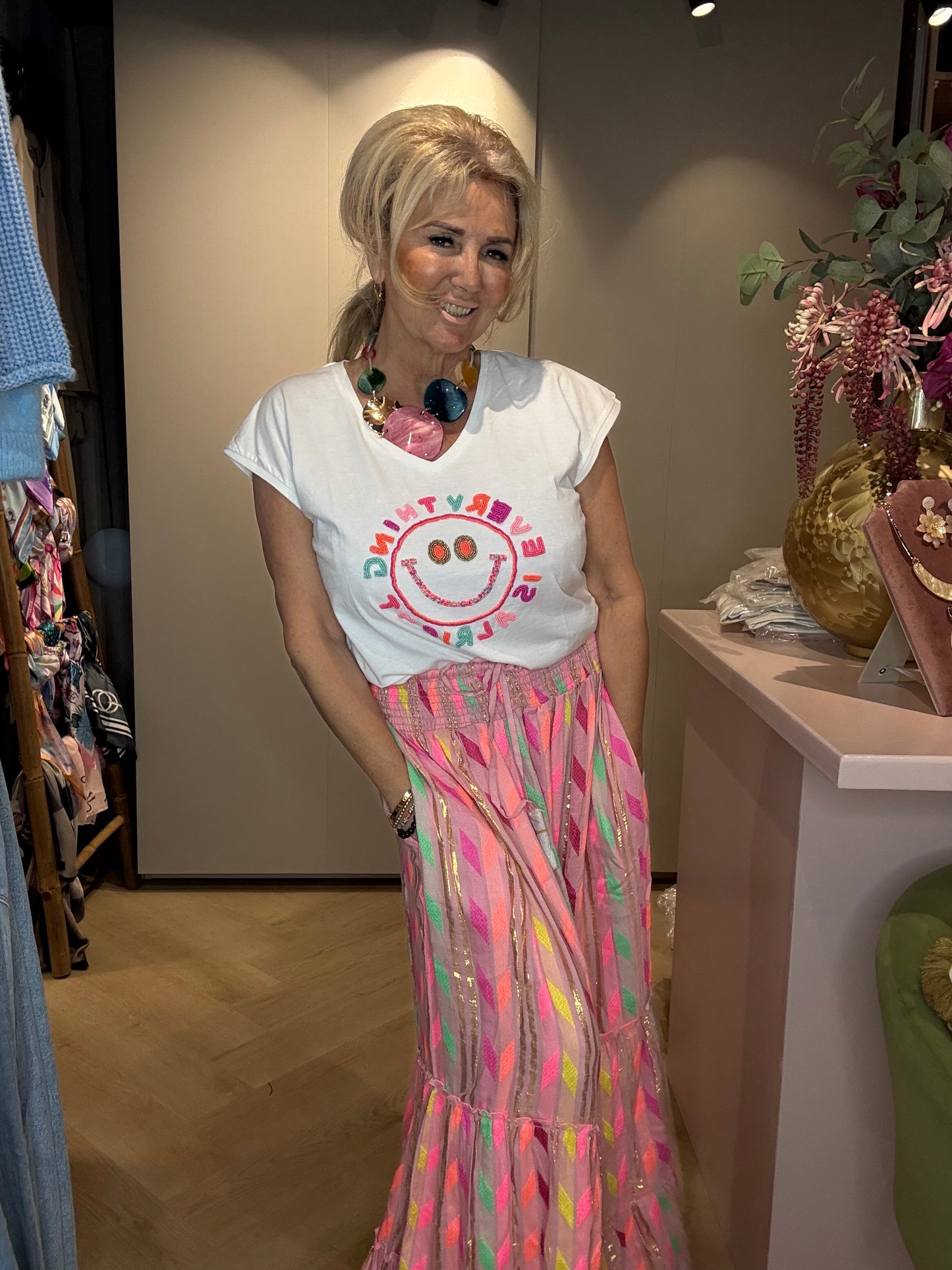 Rok Boho Pink