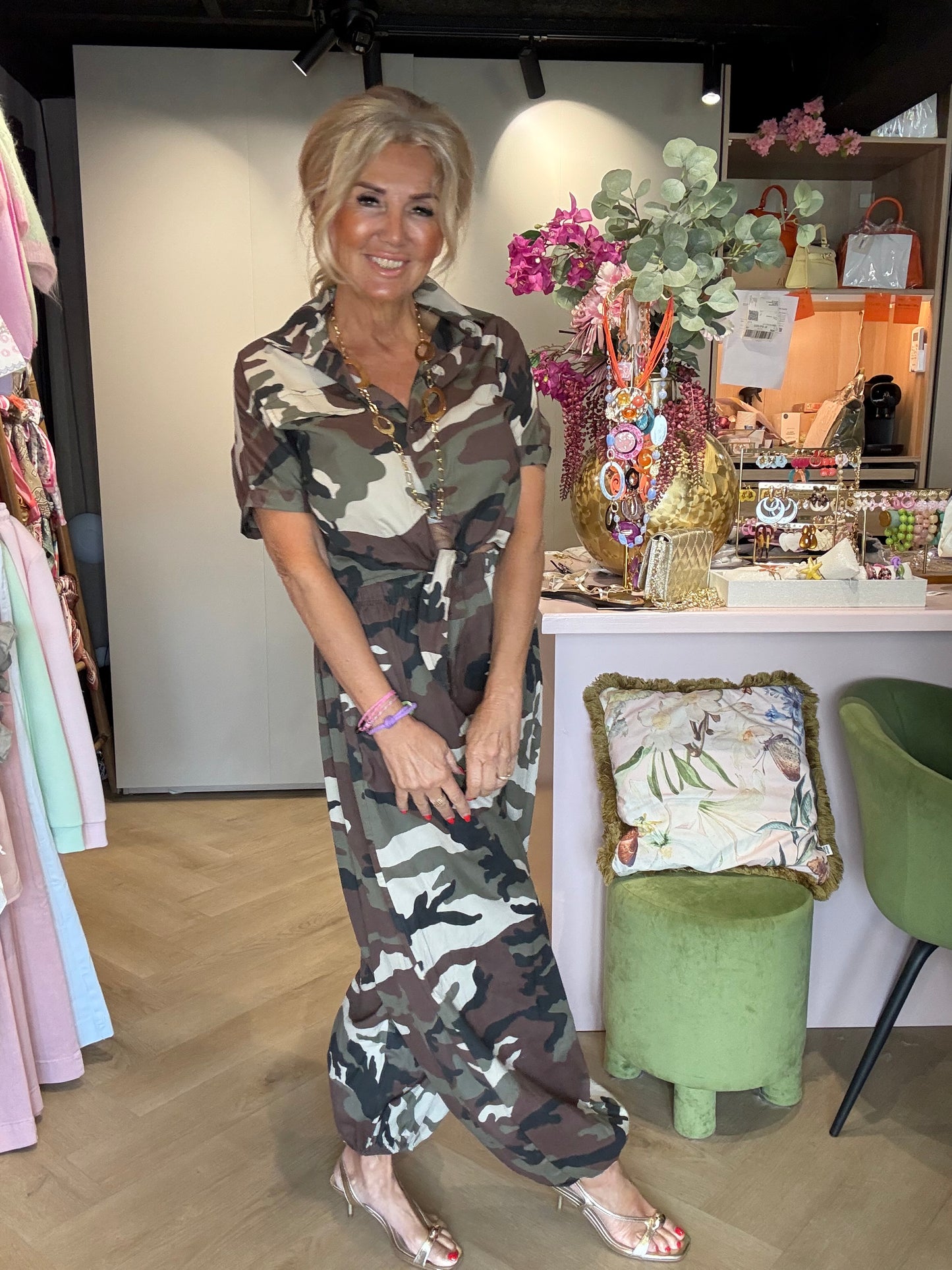 Bluse Army Strick