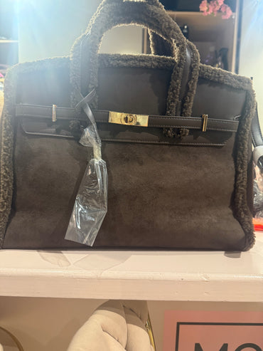 Tas Bruin Suède Teddy