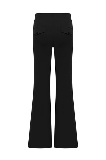 Broek Flared Triple Nine BR2301 Black
