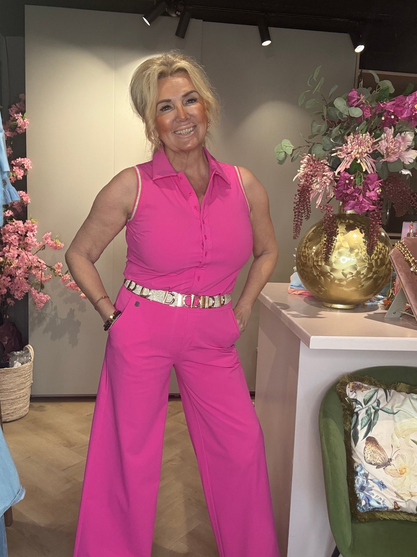 Top Travel Mouwloos Triple Nine Fuchsia