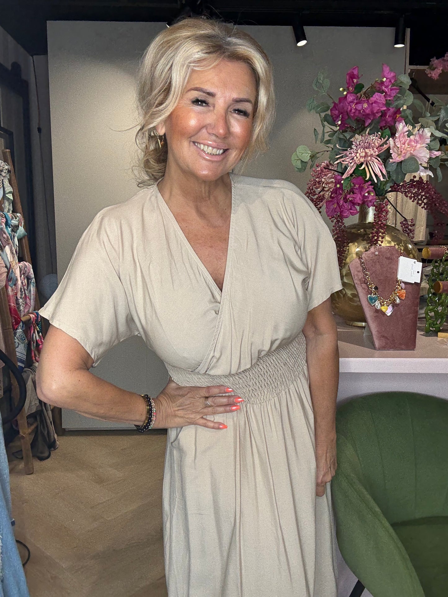Jurk Maud Beige