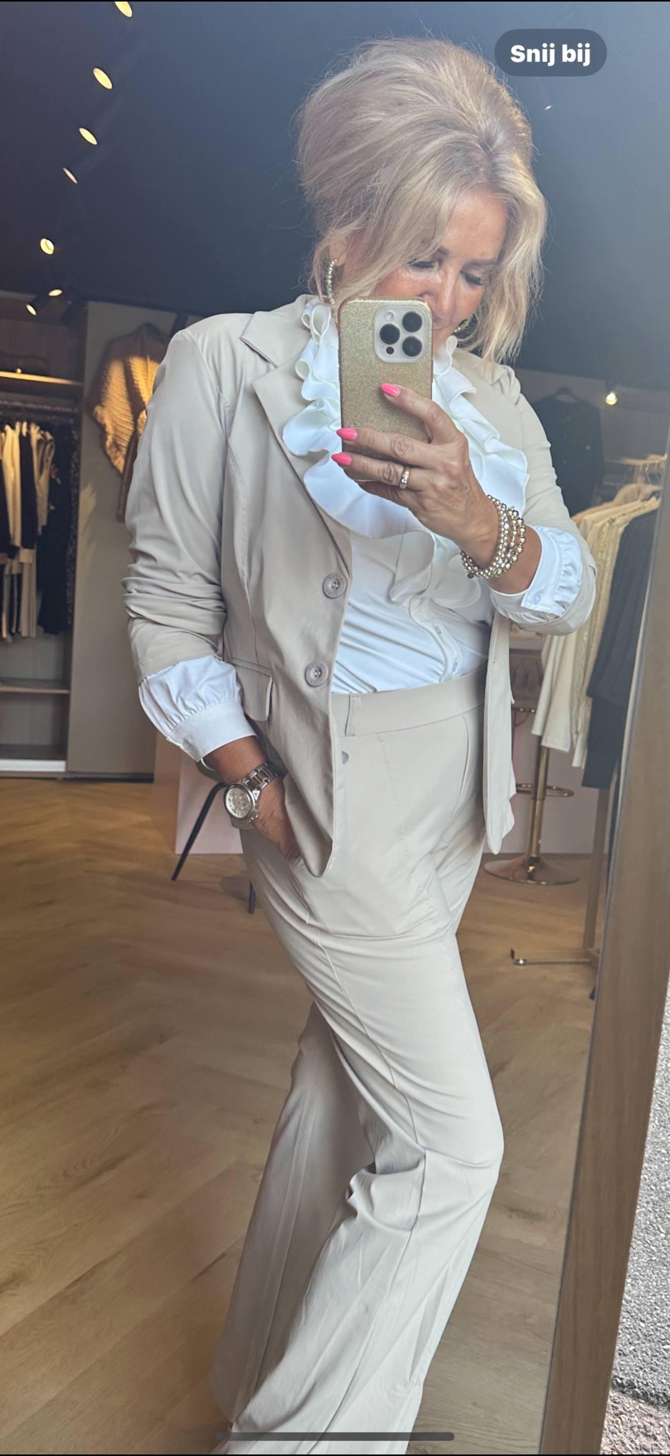 Triple Nine Broek BR-2301 Beige
