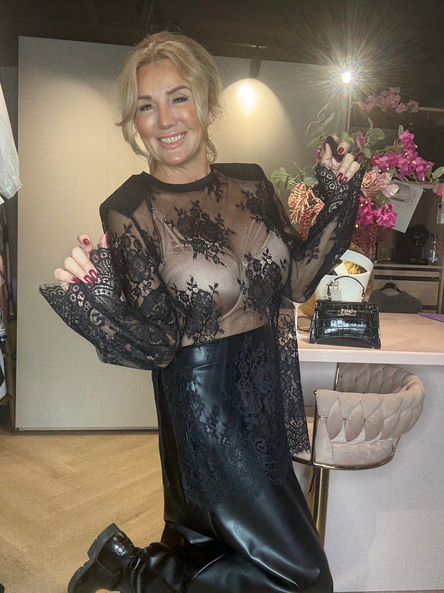 Rok Zwart Veagan Leatherlook