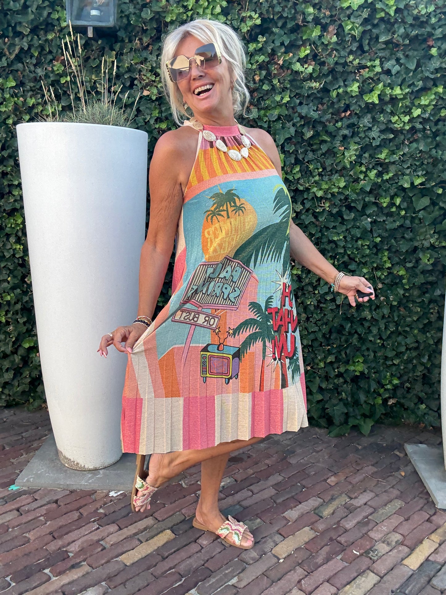 Halter Dress Tropicana 🏝️