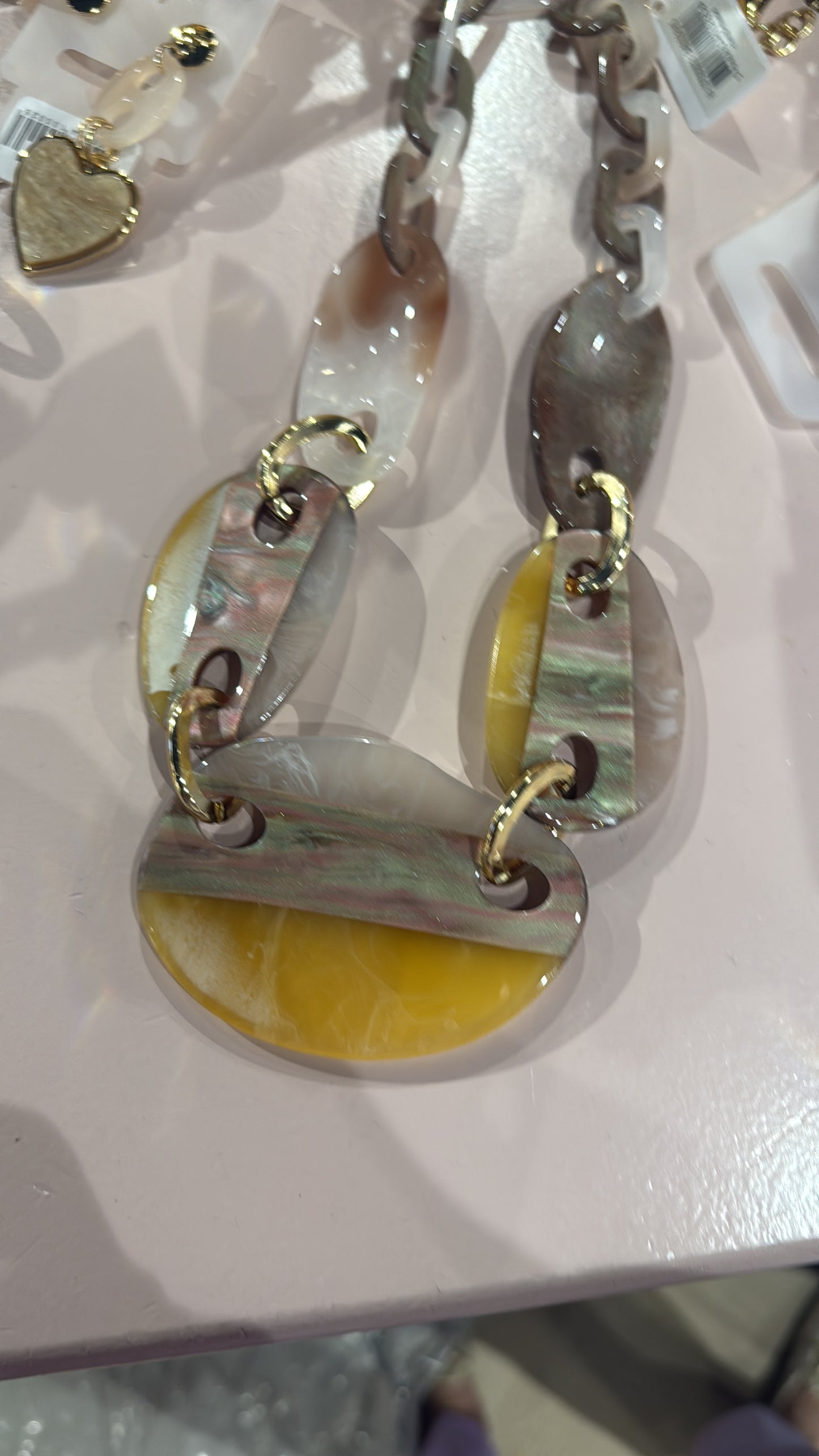 Ketting Geel-Grijs