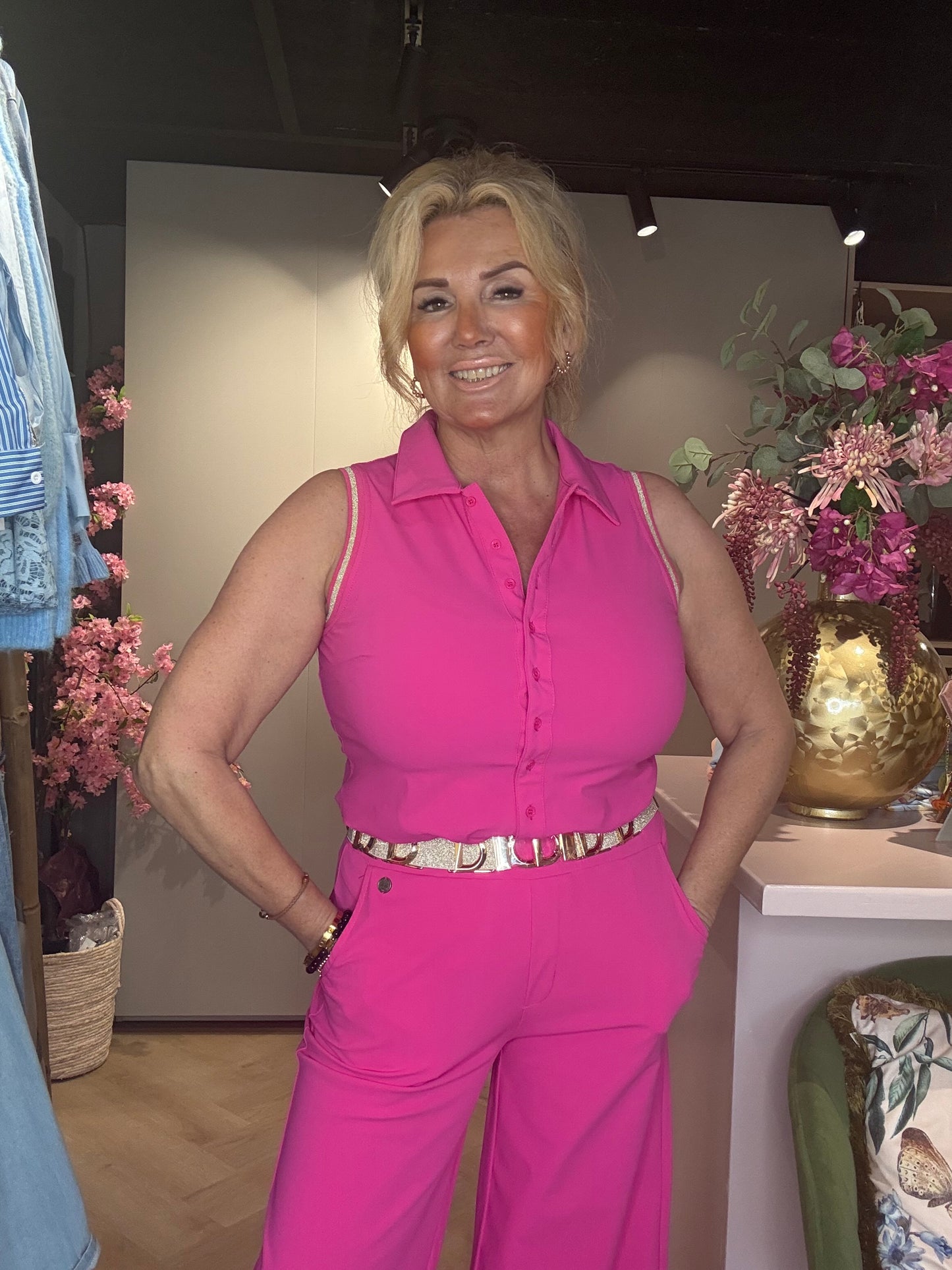 Top Travel Mouwloos Triple Nine Fuchsia