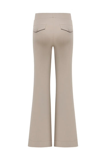 Broek Flared Triple Nine BR2301 Beige