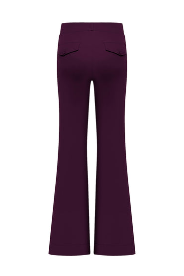 Broek Flared Triple Nine BR2301 Deep Purple
