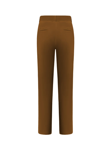 Triple Nine BR2601 Straight Chino Broek Caramel - achterkant