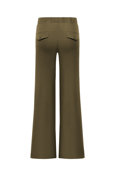 Triple Nine BR2701 straight pantalon olive achterkant