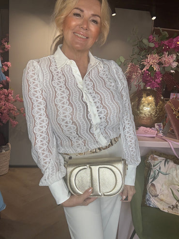 Blouse Kant Travel Mi Piace white