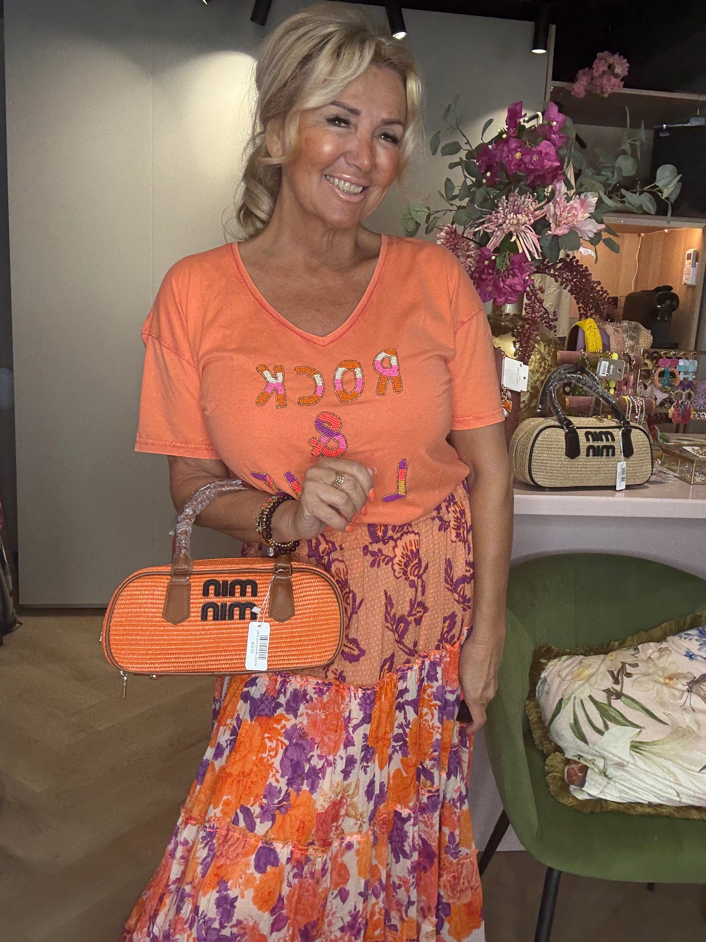 TShirt ๐ โRock & Love โ Oranje ๐ธ