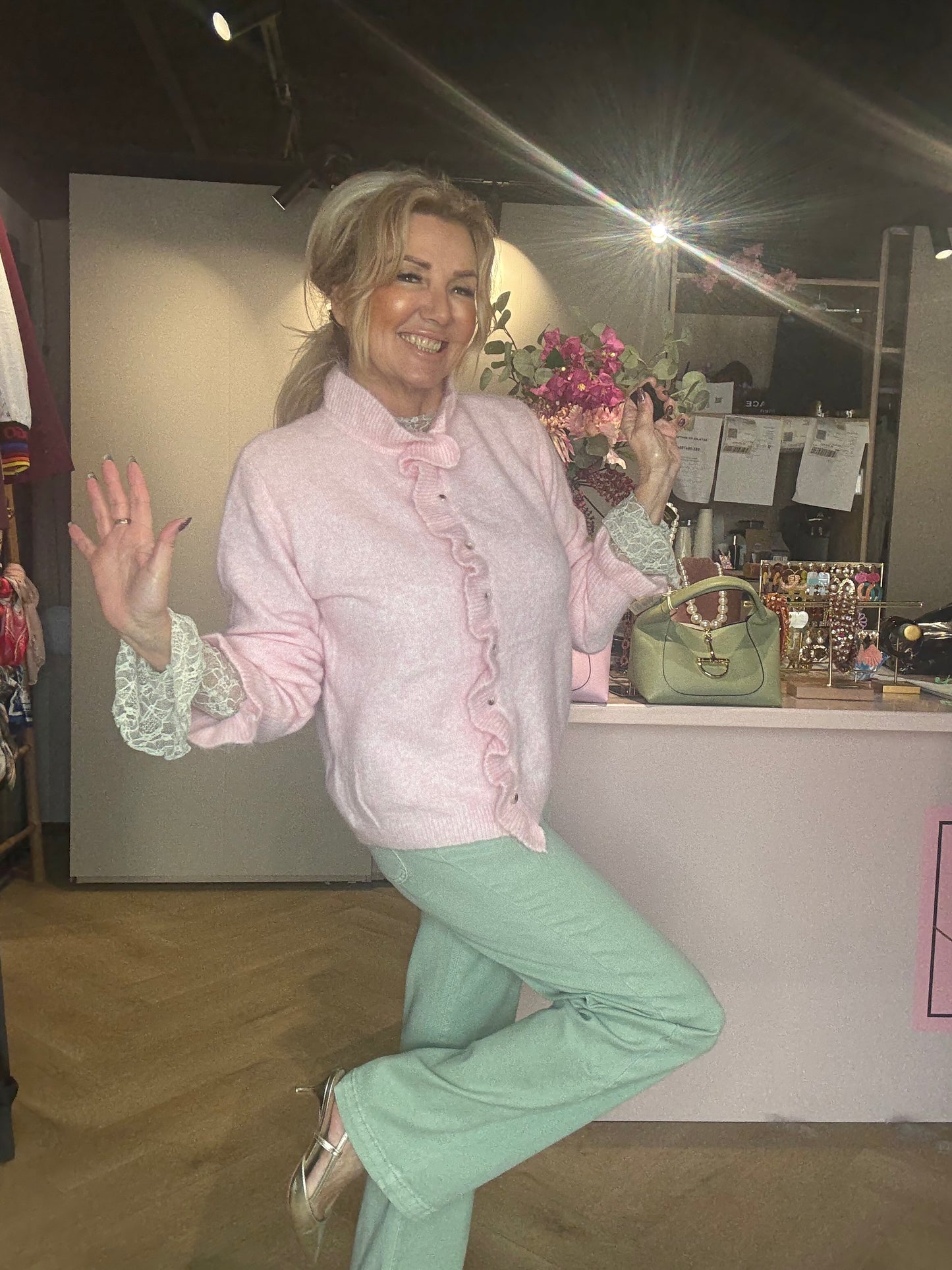 Vestje Rose Ruffle 🎀