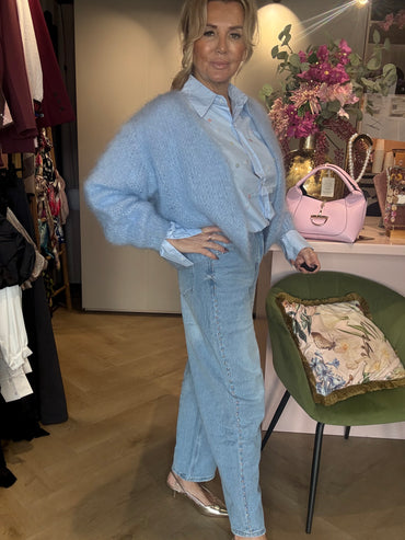 Jeans Broek Bleach studs